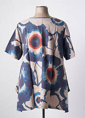 Tunique manches courtes bleu G!OZE pour femme seconde vue