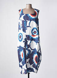 Robe mi-longue blanc G!OZE femme