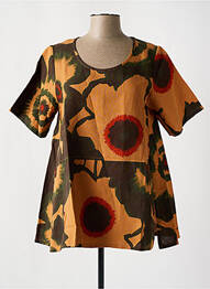 Tunique manches courtes orange G!OZE femme