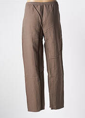 Pantalon large taupe G!OZE pour femme seconde vue