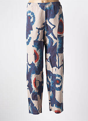 Pantalon droit bleu G!OZE pour femme