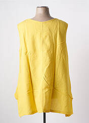 Tunique sans manche jaune G!OZE pour femme seconde vue