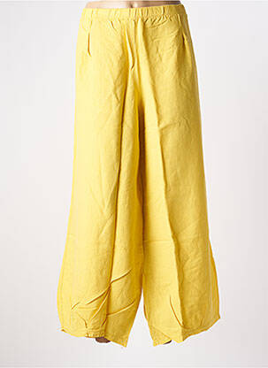 Pantalon flare jaune G!OZE femme