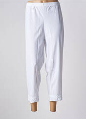Pantalon droit blanc G!OZE pour femme seconde vue