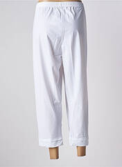 Pantalon droit blanc G!OZE pour femme seconde vue