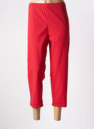 Pantalon 7/8 rouge G!OZE femme
