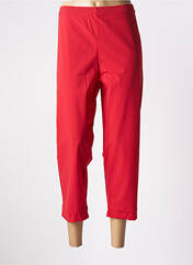 Pantalon 7/8 rouge G!OZE pour femme seconde vue