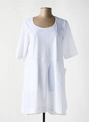 Robe mi-longue blanc G!OZE pour femme seconde vue
