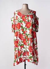 Robe mi-longue rouge G!OZE pour femme seconde vue