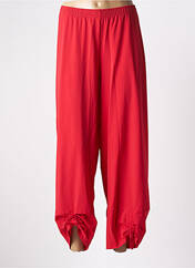 Pantalon droit rouge G!OZE pour femme seconde vue