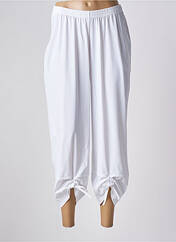 Pantalon large blanc G!OZE pour femme seconde vue