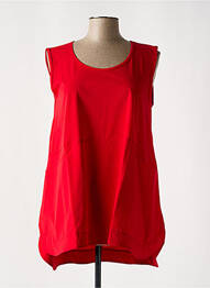 Tunique sans manche rouge G!OZE femme