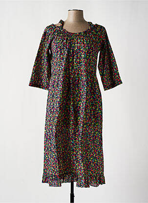 Robe mi-longue noir G!OZE femme