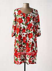 Robe mi-longue rouge G!OZE pour femme seconde vue