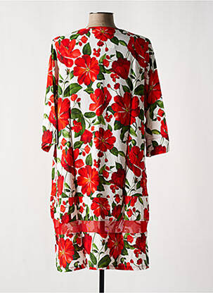 Robe mi-longue rouge G!OZE femme