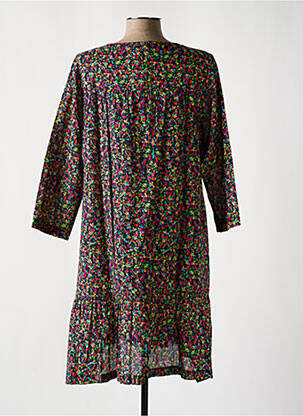 Robe mi-longue noir G!OZE femme