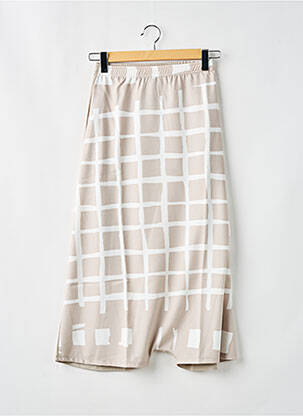 Jupe mi-longue beige G!OZE femme