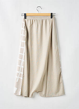 Jupe mi-longue beige G!OZE femme