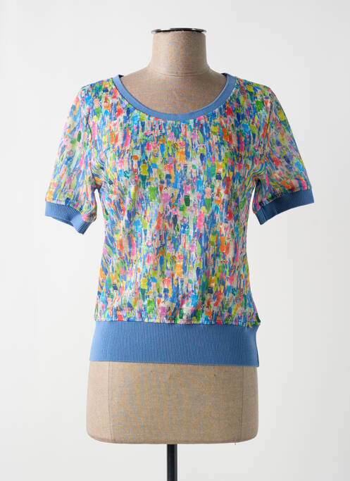 T-shirt bleu PAUL BRIAL pour femme