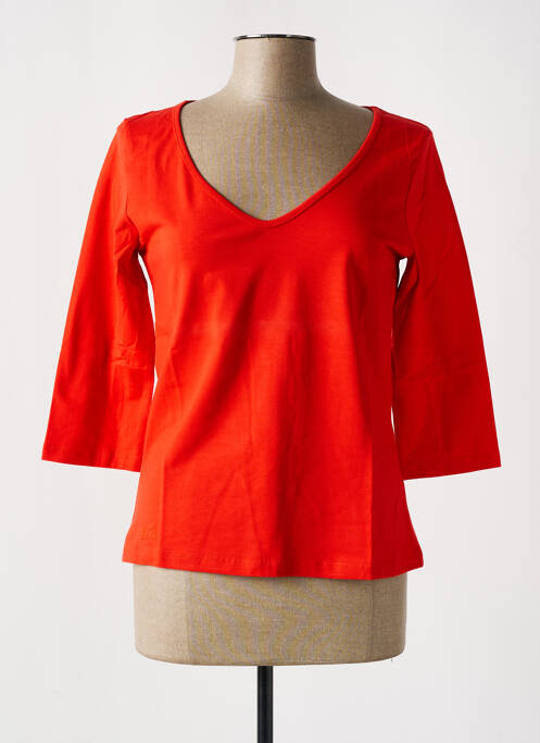 T-shirt orange PAUL BRIAL pour femme