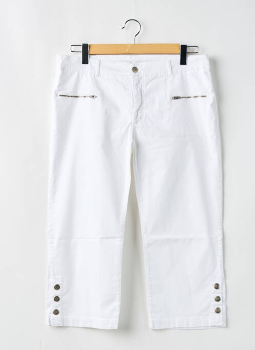 Pantacourt blanc PAUL BRIAL femme