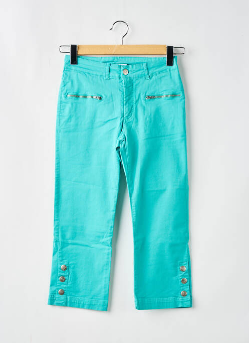 Pantacourt bleu PAUL BRIAL pour femme