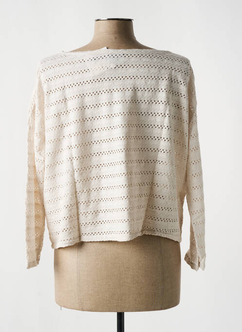 T-shirt ecru G!OZE pour femme