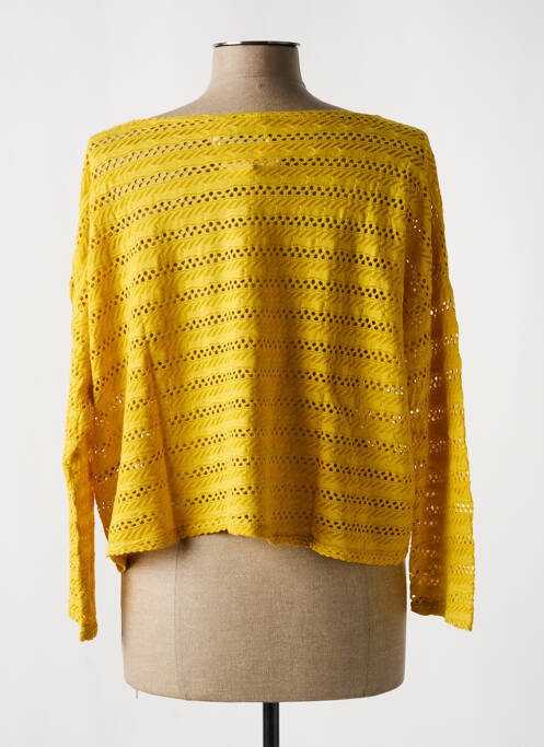 T-shirt jaune G!OZE pour femme