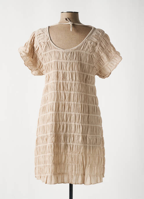 Robe courte beige G!OZE pour femme