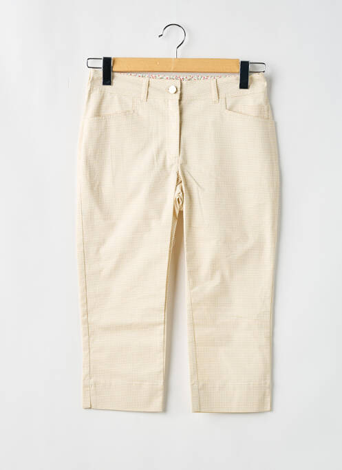 Pantacourt beige PAUL BRIAL pour femme