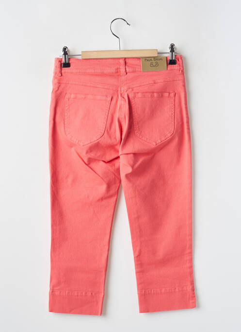 Pantacourt orange PAUL BRIAL femme