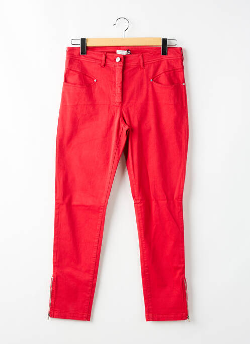 Pantalon droit rouge PAUL BRIAL pour femme