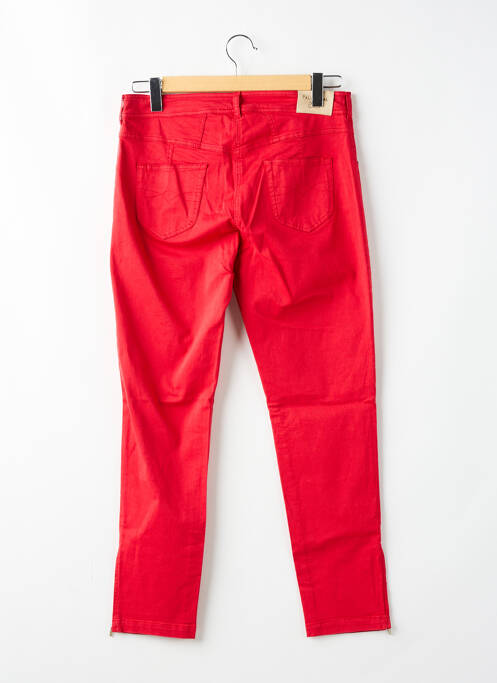 Pantalon droit rouge PAUL BRIAL femme