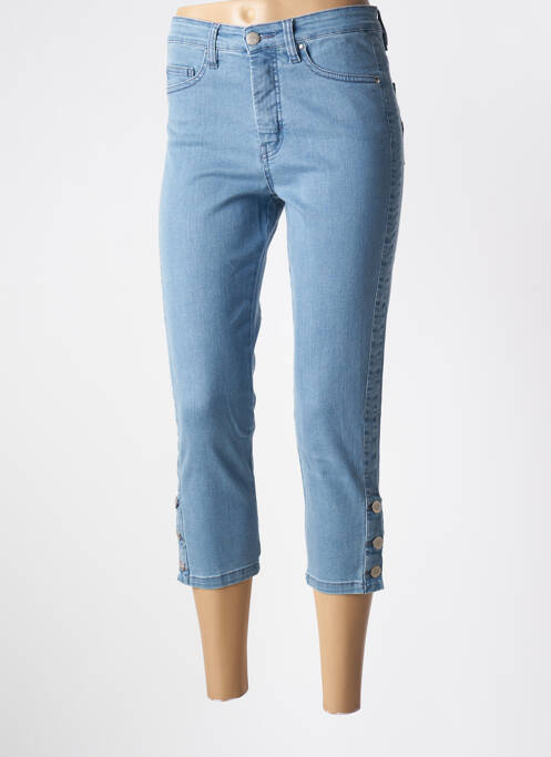 Pantacourt bleu PAUL BRIAL pour femme