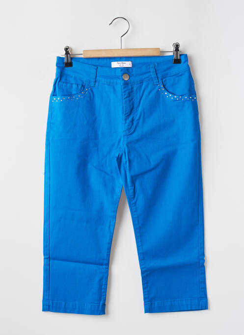Pantacourt bleu PAUL BRIAL pour femme