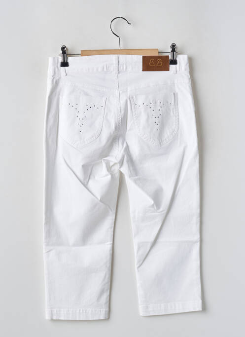 Pantacourt blanc PAUL BRIAL pour femme