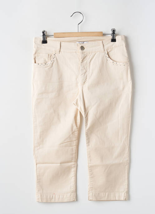 Pantacourt beige PAUL BRIAL pour femme