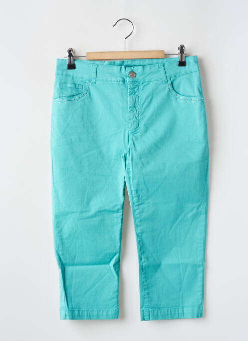 Pantacourt bleu PAUL BRIAL pour femme