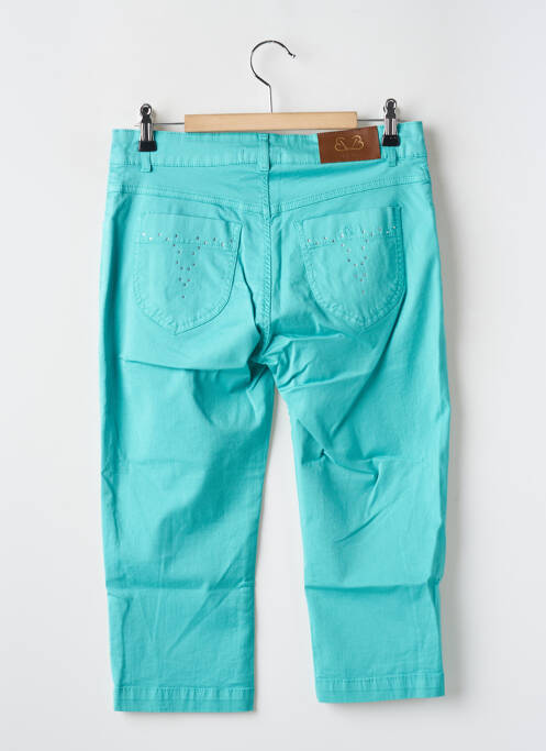 Pantacourt bleu PAUL BRIAL pour femme