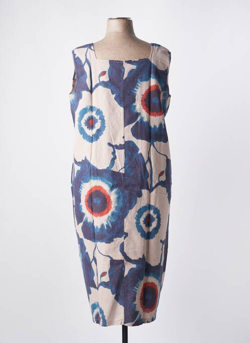 Robe mi-longue bleu G!OZE pour femme