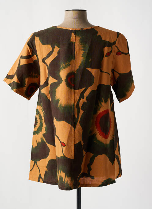 Tunique manches courtes orange G!OZE pour femme