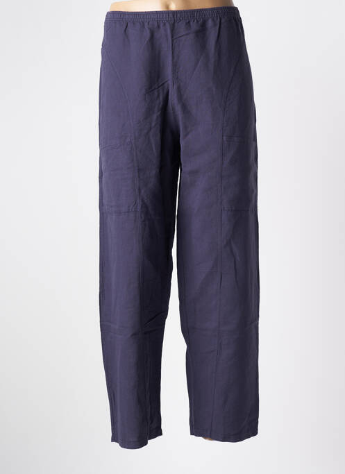 Pantalon droit bleu G!OZE pour femme