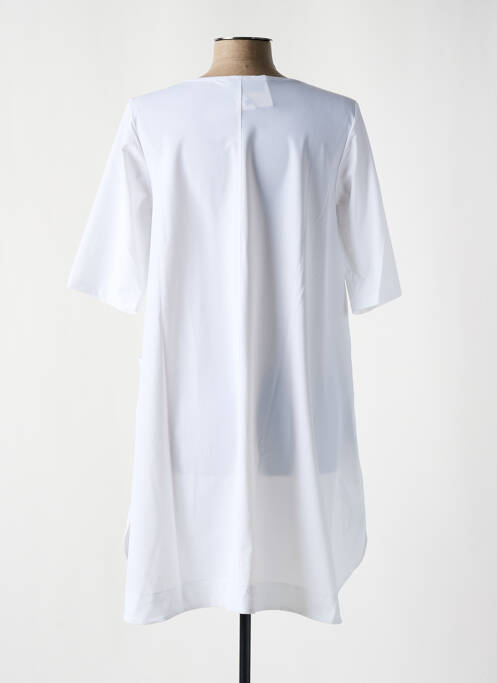 Tunique manches courtes blanc G!OZE pour femme