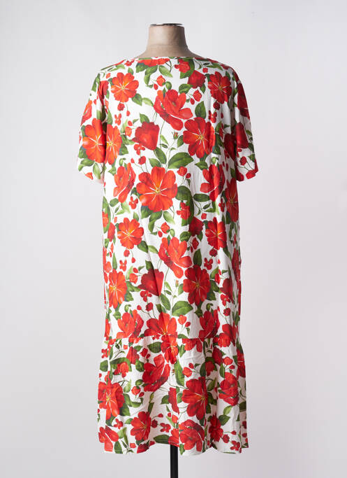 Robe mi-longue rouge G!OZE femme