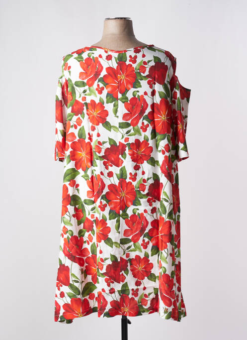 Robe mi-longue rouge G!OZE pour femme