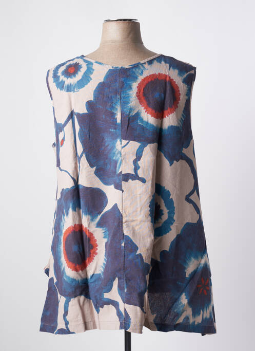 Tunique sans manche bleu G!OZE pour femme