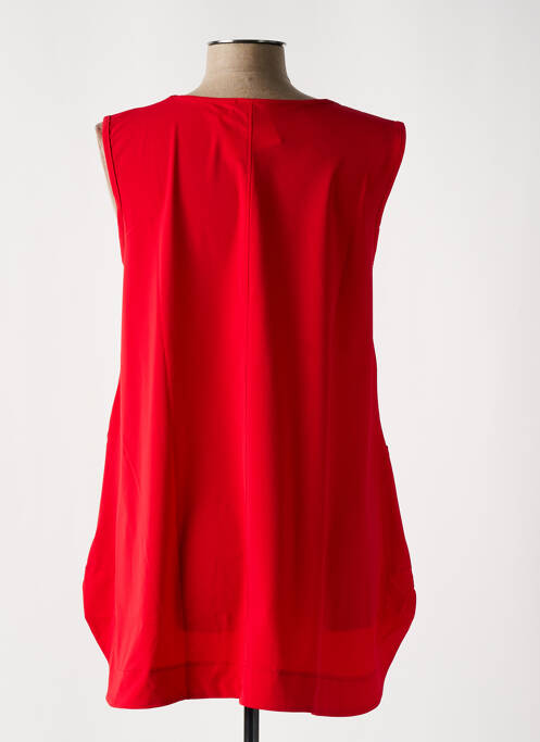 Tunique sans manche rouge G!OZE pour femme