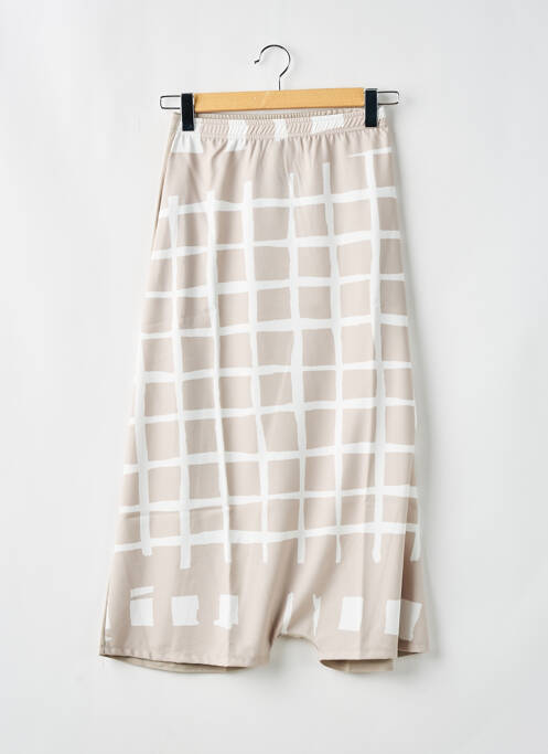 Jupe mi-longue beige G!OZE pour femme