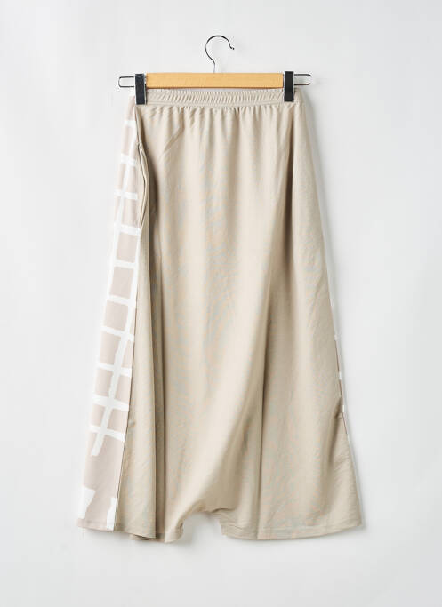 Jupe mi-longue beige G!OZE pour femme