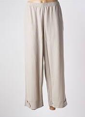 Pantalon flare beige G!OZE pour femme seconde vue